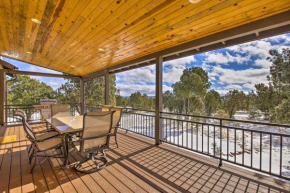 Sunlit Heber Family Cabin with Deck and Mtn Views